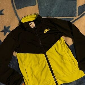 Nike Black and Bright Yellow Jacket